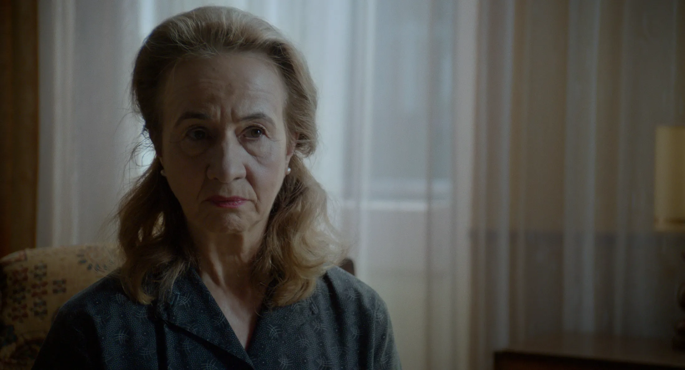 Actress Klara Höfels in a contemplative moment from "Eho"