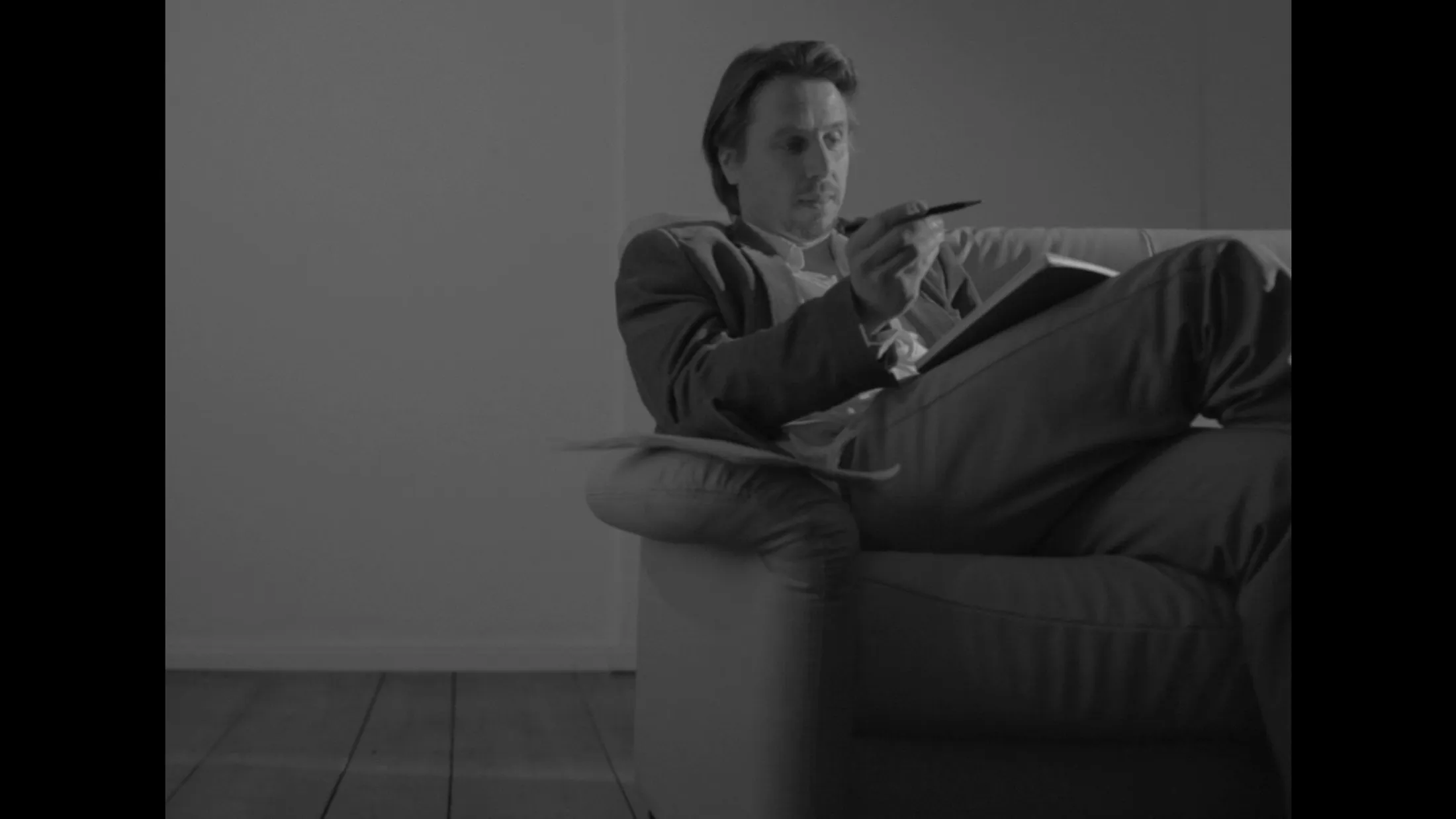 Portrait of Tom Baldauf in the short film "Notes on the trilogy of the interspatiality of love"